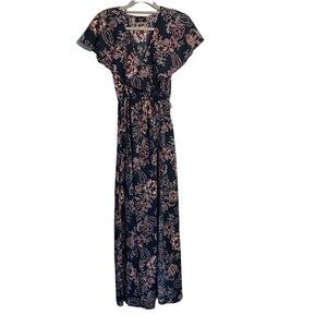 Vici Maxi Dress size small floral paisley print